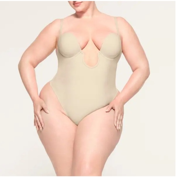 SKIMS Cream Women Swim One Piece - Picture 1 of 8